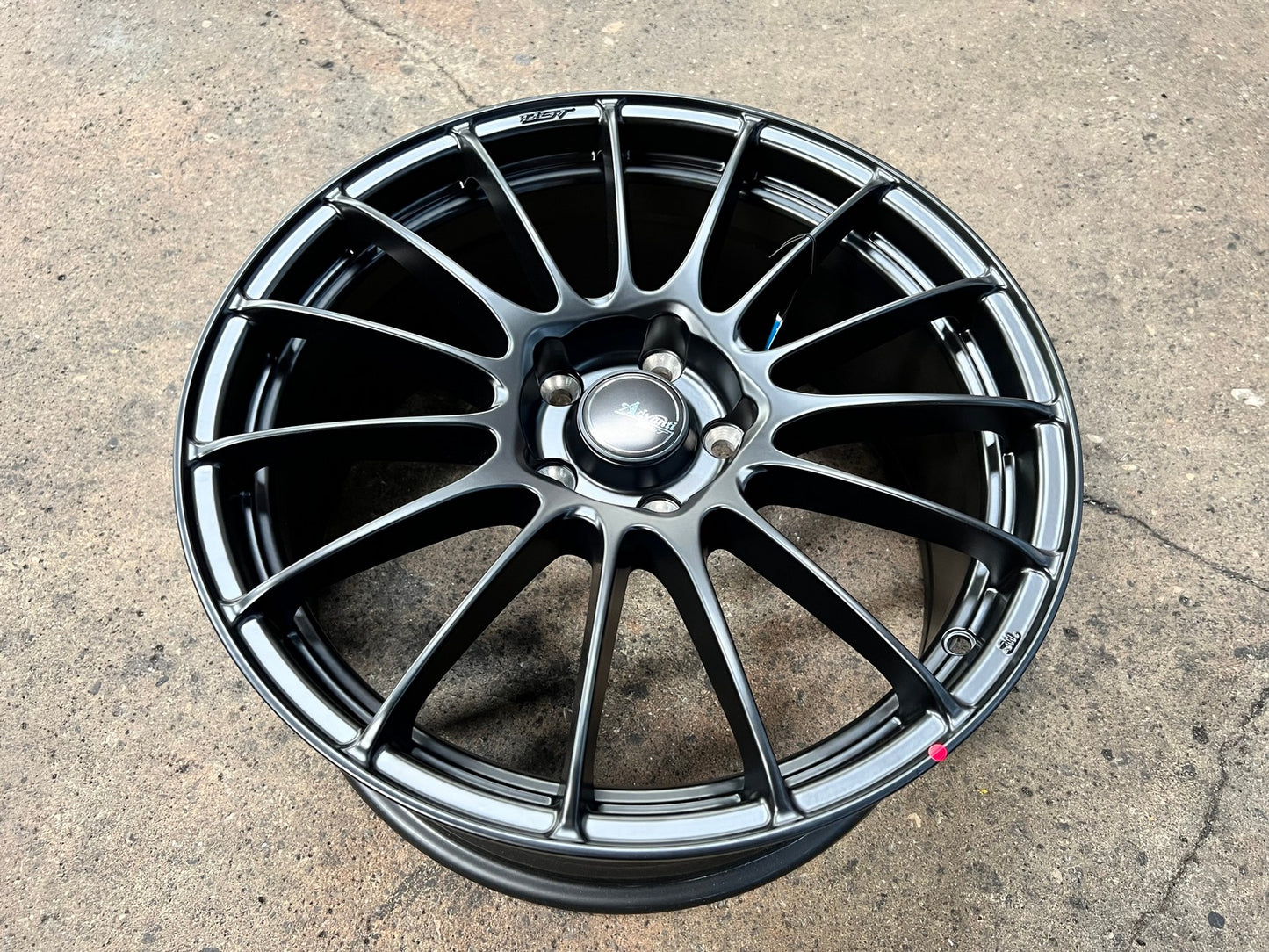New 18X8 ET45 Advanti Inzio Rim (4 wheel) Matt Black 5X114.3