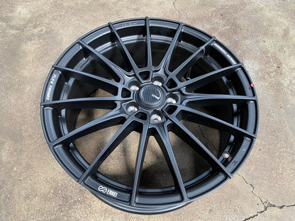 New 17X7.5 ET45 Enkei FC01 Rim (4 wheel) Matt Black 5X100