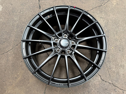 New 18X8 ET45 Enkei FC01 Rim (4 wheel) Matt Black 5X112