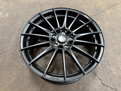 New 18X8 ET45 Enkei FC01 Rim (4 wheel) Matt Black 5X112
