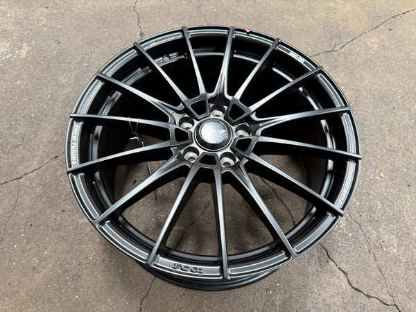 New 18X8 ET45 Enkei FC01 Rim (4 wheel) Matt Black 5X112