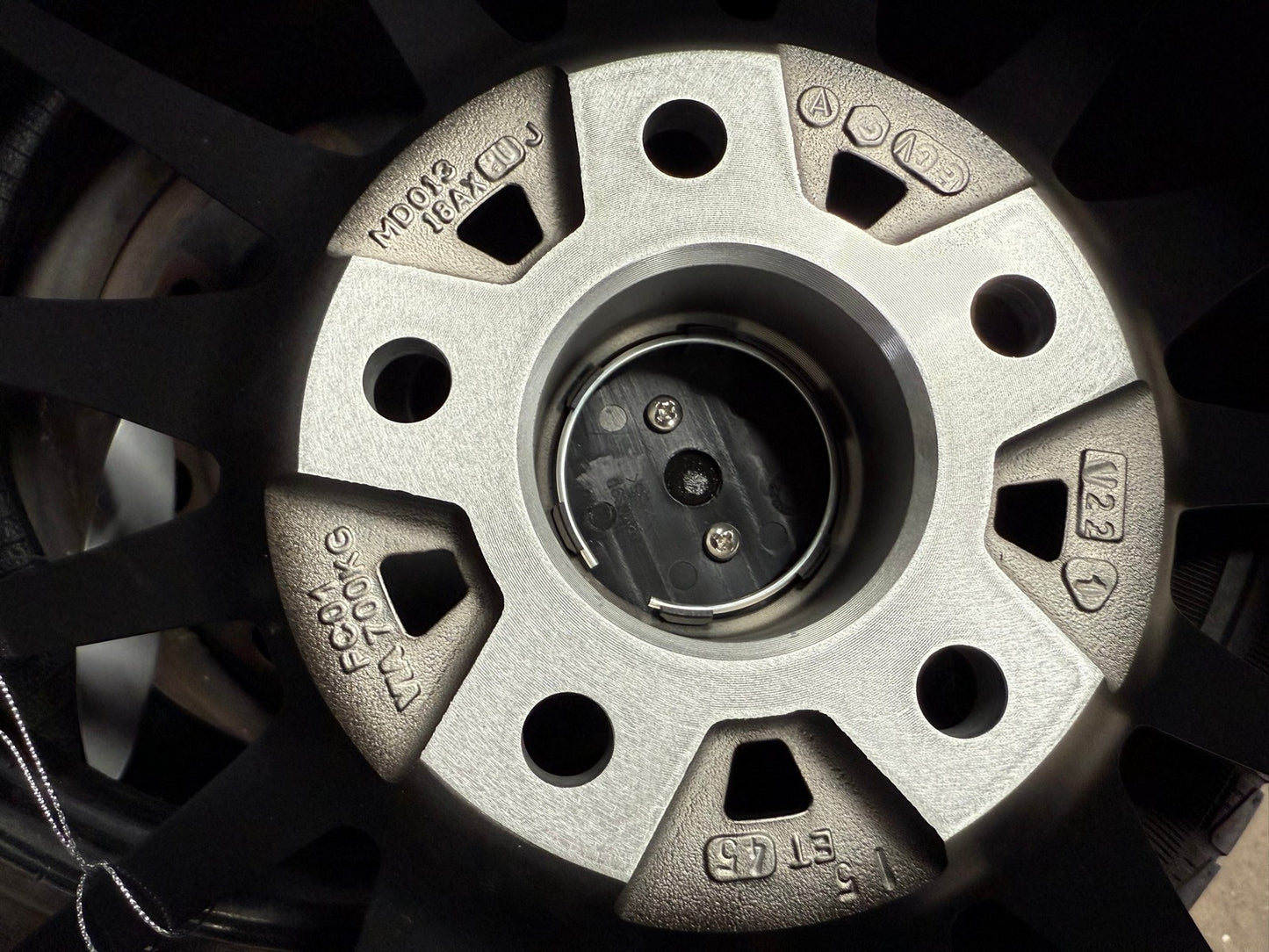 New 18X8 ET45 Enkei FC01 Rim (4 wheel) Matt Black 5X112