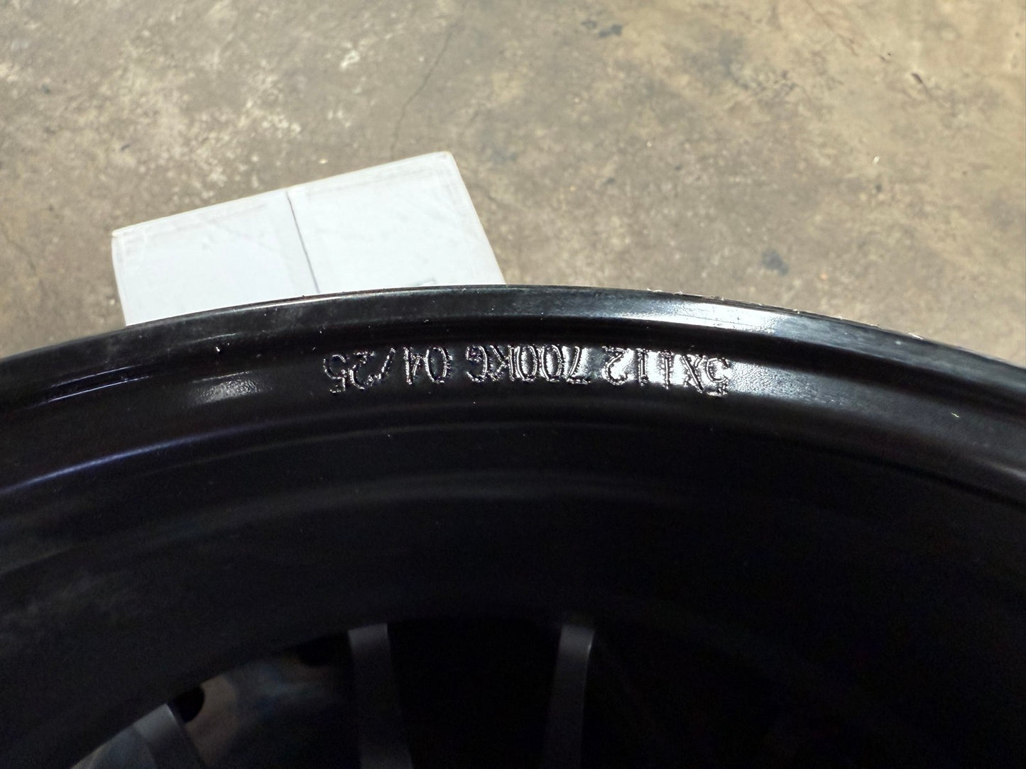 New 18X8 ET45 Enkei FC01 Rim (4 wheel) Matt Black 5X112