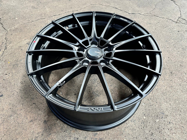 New 18X8 ET45 Enkei FC01 Rim (4 wheel) Matt Black 5X114.3