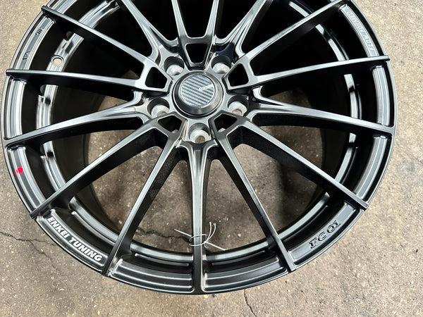 New 18X8 ET45 Enkei FC01 Rim (4 wheel) Matt Black 5X114.3