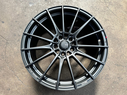 New 19X8.5 ET43 Enkei FC01 Rim (4 wheel) Matt Black 5X114.3