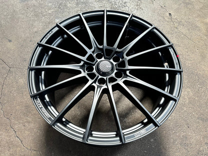 New 19X8.5 ET43 Enkei FC01 Rim (4 wheel) Matt Black 5X114.3