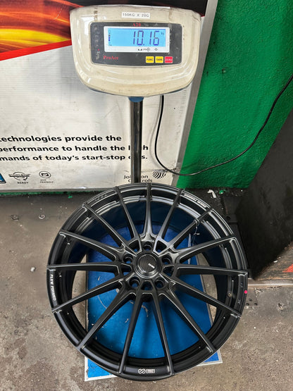 New 19X8.5 ET43 Enkei FC01 Rim (4 wheel) Matt Black 5X114.3