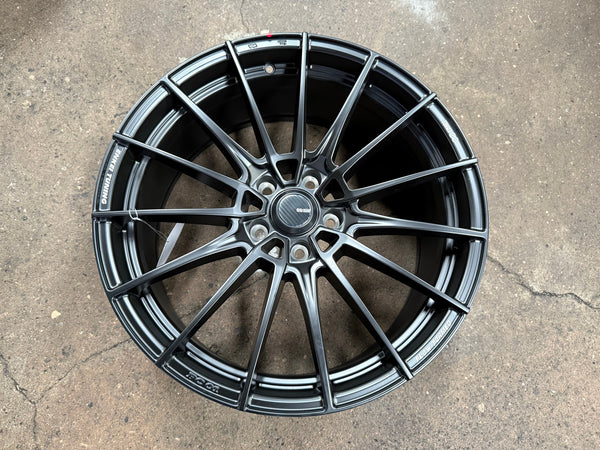 New 19X8.5 ET45 Enkei FC01 Rim (4 wheel) Matt Black 5X112