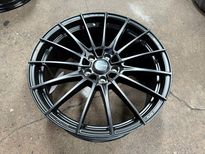 New 19X8.5 ET45 Enkei FC01 Rim (4 wheel) Matt Black 5X112