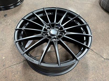 New 19X8.5 ET45 Enkei FC01 Rim (4 wheel) Matt Black 5X112
