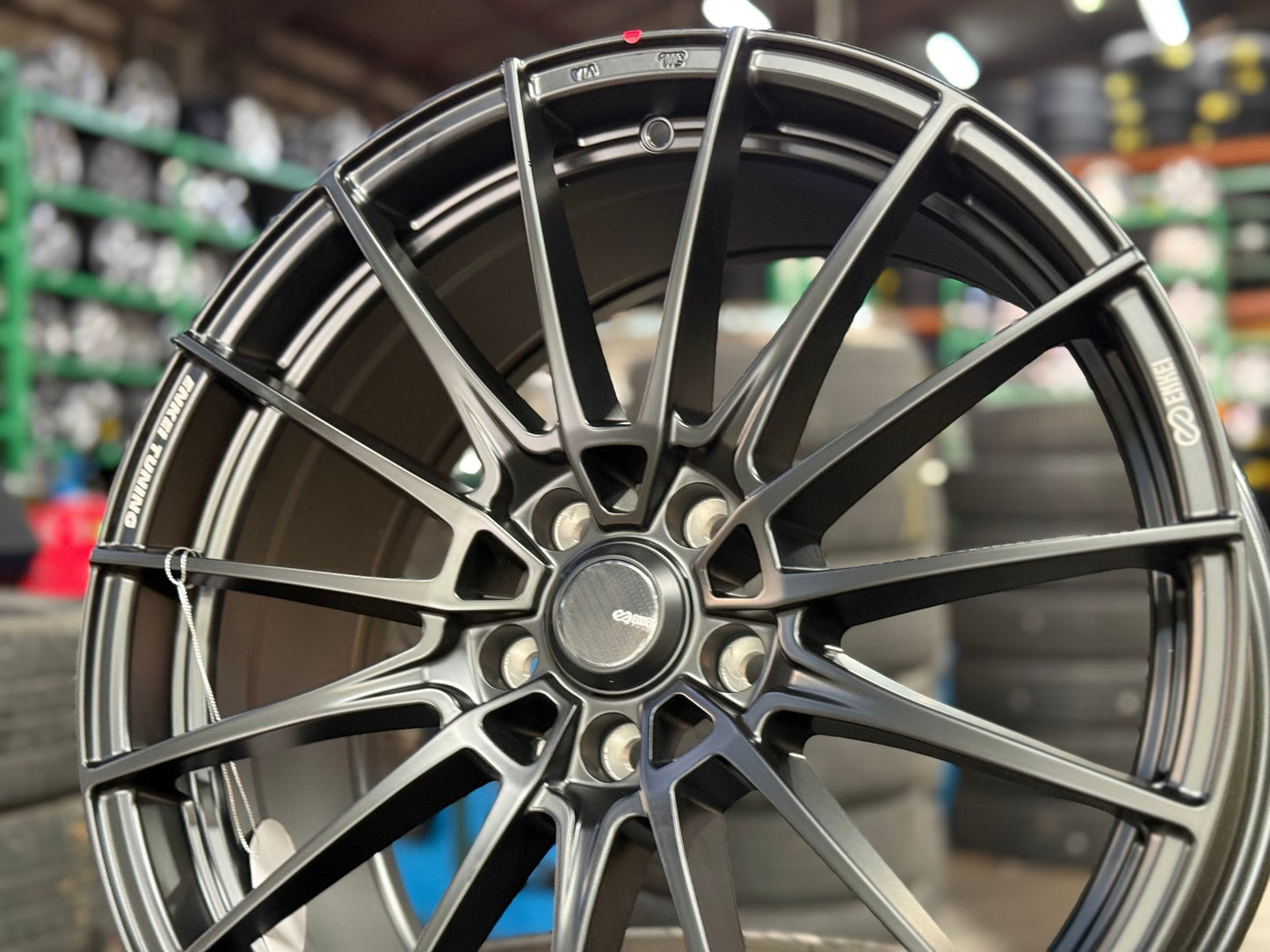 New 19X8.5 ET45 Enkei FC01 Rim (4 wheel) Matt Black 5X112