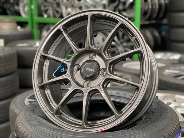 New 15X6.5 ET42 Advanti Aria Rim (4 wheel) Gloss Gunmetal 4X100