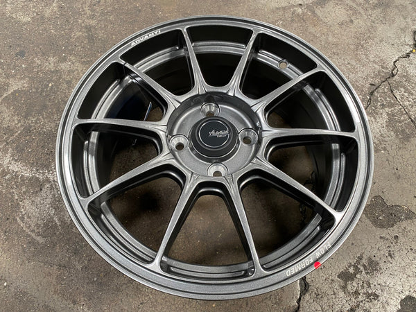 New 15X6.5 ET42 Advanti Aria Rim (4 wheel) Gloss Gunmetal 4X100