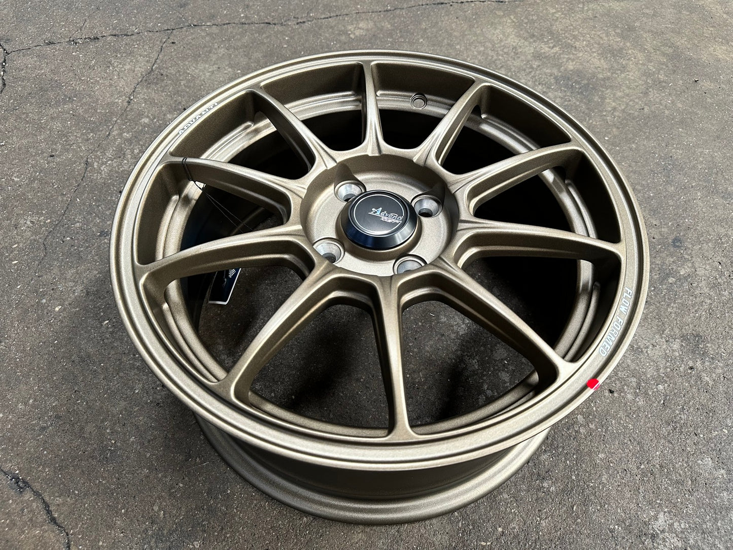 New 15X6.5 ET42 Advanti Aria Rim (4 wheel) Matt Bronze 4X100