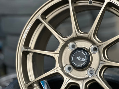 New 15X6.5 ET42 Advanti Aria Rim (4 wheel) Matt Bronze 4X100