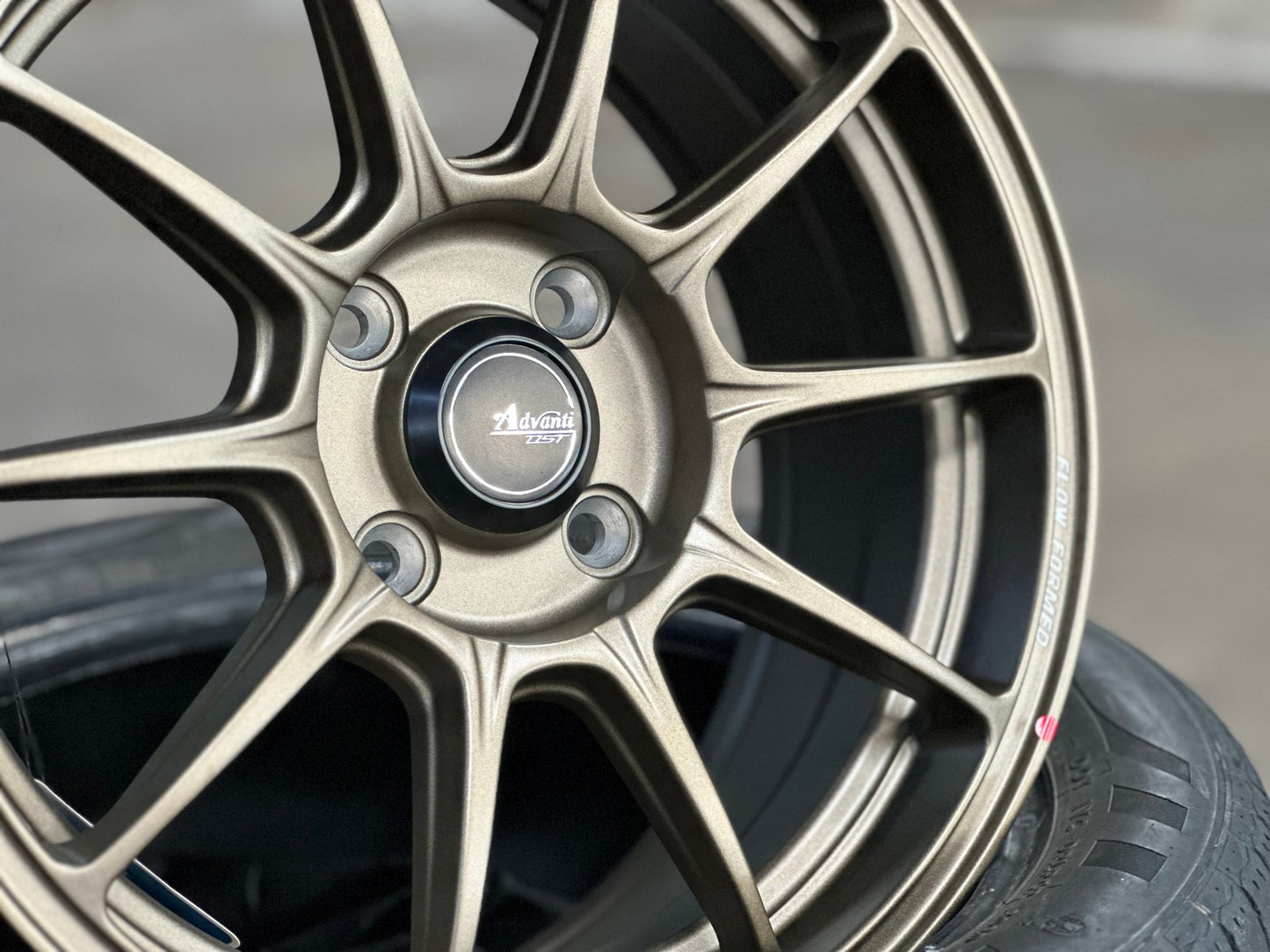 New 15X6.5 ET42 Advanti Aria Rim (4 wheel) Matt Bronze 4X100