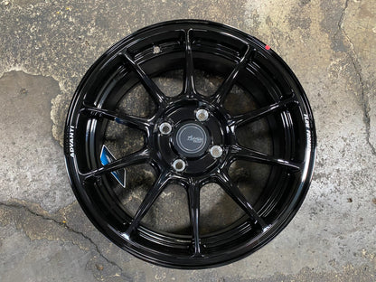 New 15X6.5 ET42 Advanti Aria Rim (4 wheel) Gloss Black 4X100