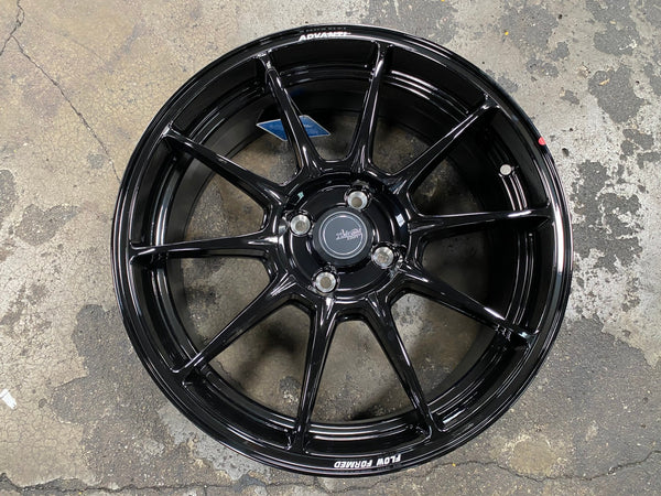 New 17X7 ET40 Advanti Aria Rim (4 wheel) Gloss Black 4X100