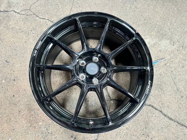 New 17X8 ET35 Advanti Aria Rim (4 wheel) Gloss Black 5X100