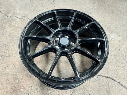 New 17X8 ET35 Advanti Aria Rim (4 wheel) Gloss Black 5X100