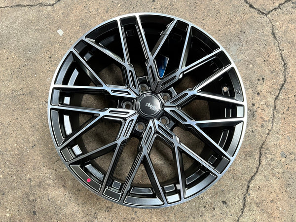 New 18X8 ET45 Advanti Reagan Rim (4 wheel) Matt Black 5X114.3