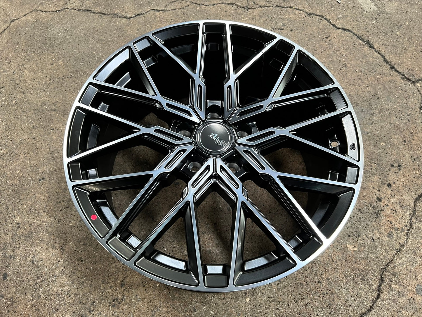 New 18X8 ET45 Advanti Reagan Rim (4 wheel) Matt Black 5X114.3