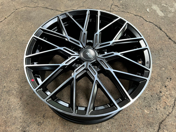 New 18X8 ET45 Advanti Reagan Rim (4 wheel) Matt Black 5X114.3