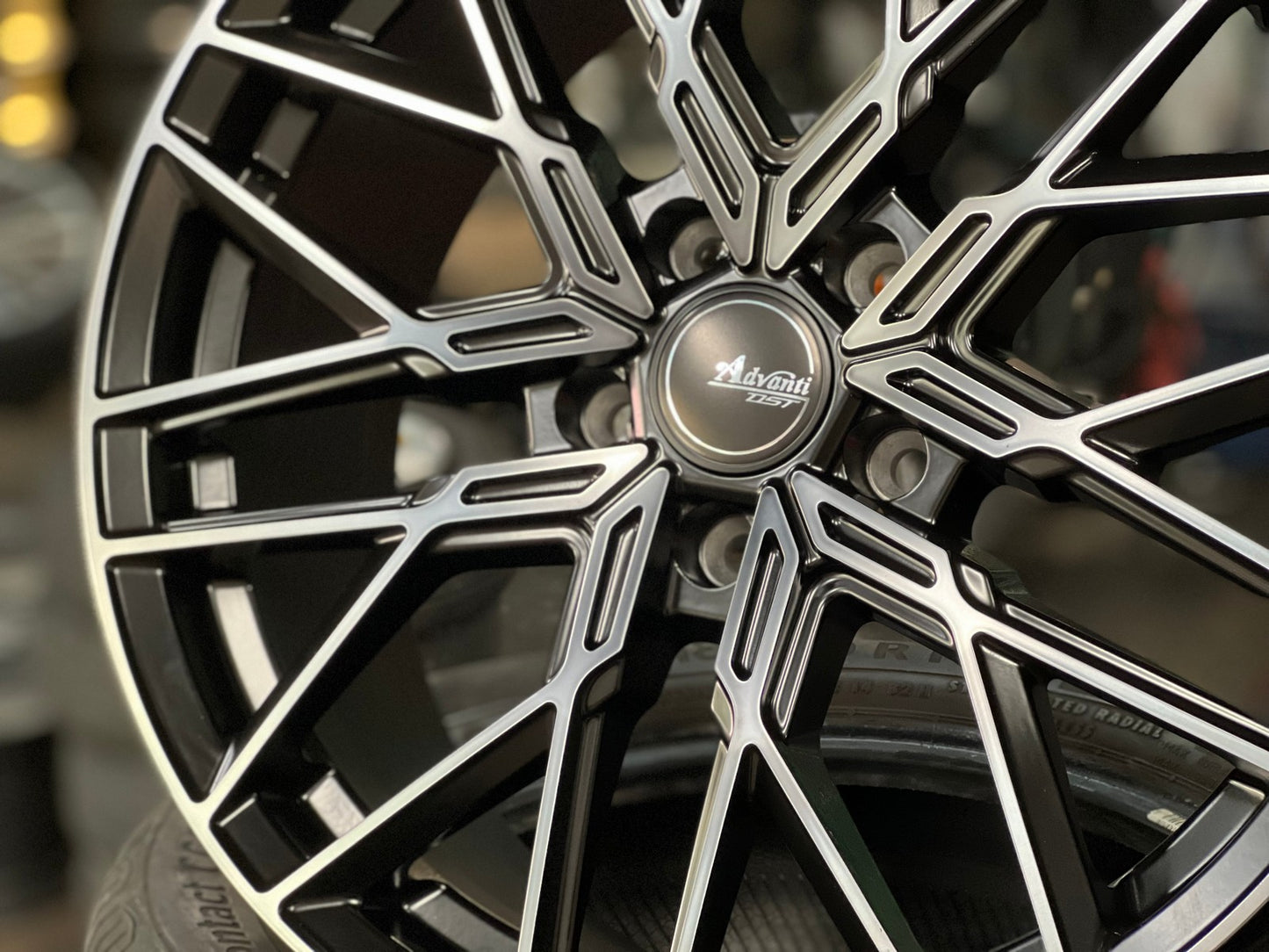 New 18X8 ET45 Advanti Reagan Rim (4 wheel) Matt Black 5X114.3