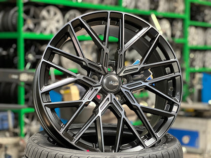 New 19X8.5 ET40 Advanti Reagan Rim (4 wheel) Matt Black 5X114.3