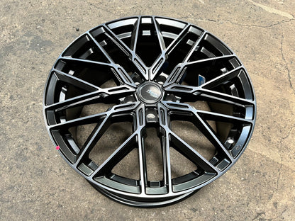New 19X8.5 ET40 Advanti Reagan Rim (4 wheel) Matt Black 5X114.3