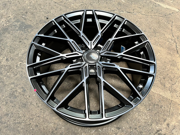 New 19X8.5 ET40 Advanti Reagan Rim (4 wheel) Matt Black 5X114.3