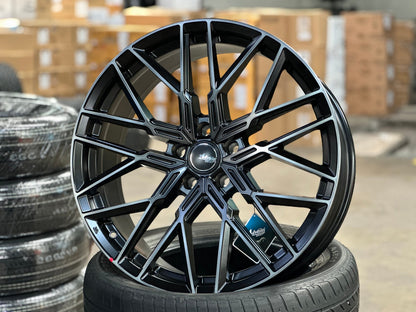 New 20X8.5 ET35 Advanti Reagan Rim (4 wheel) Matt Black 5X114.3