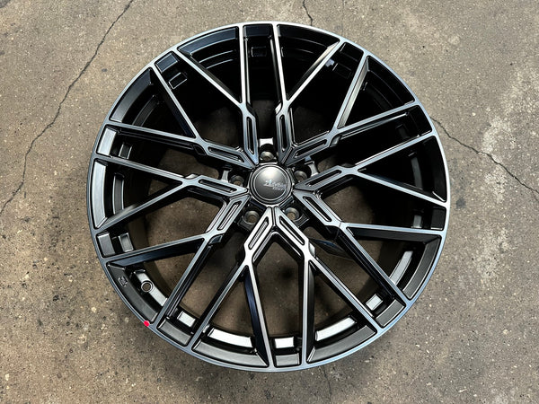 New 20X8.5 ET35 Advanti Reagan Rim (4 wheel) Matt Black 5X114.3