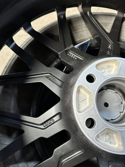 New 20X8.5 ET35 Advanti Reagan Rim (4 wheel) Matt Black 5X114.3