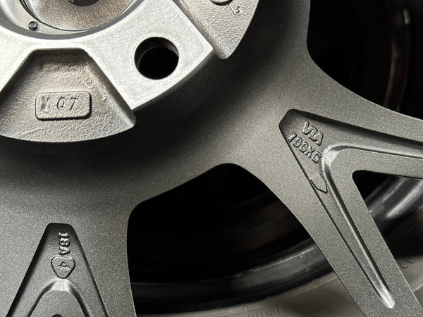 New 18X9.5 ET38 Konig Ampliform Rim (4 wheel) Gloss Gunmetal 5X120