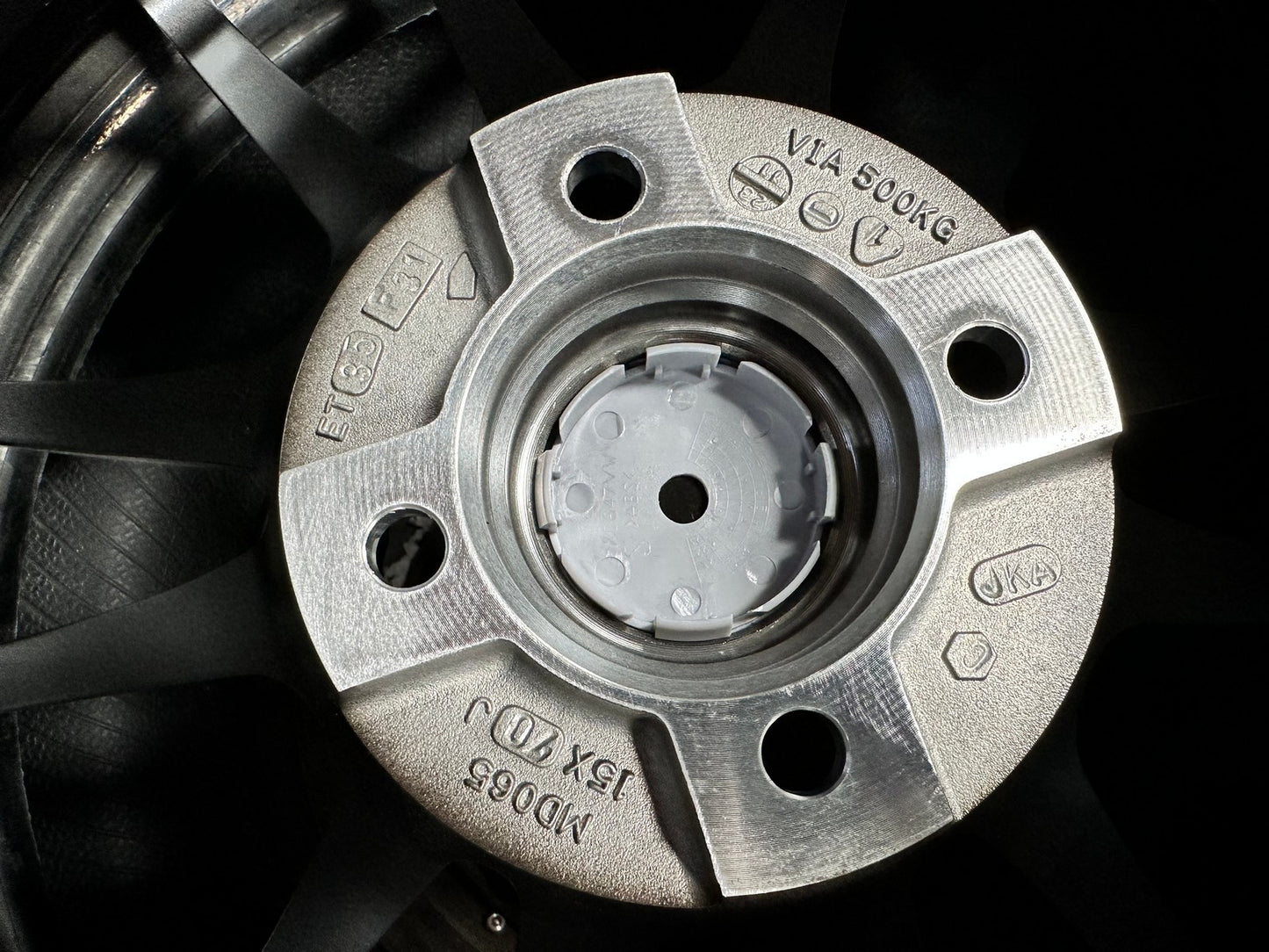 New 15X7 ET35 Advanti Ameros Rim (4 wheel) Gloss Black 4X100