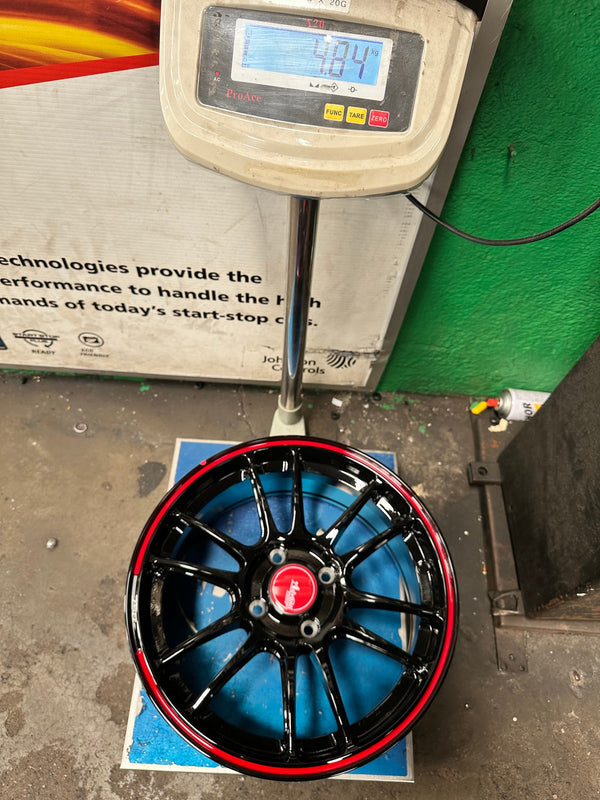 New 15X7 ET35 Advanti Ameros Rim (4 wheel) Gloss Black 4X100