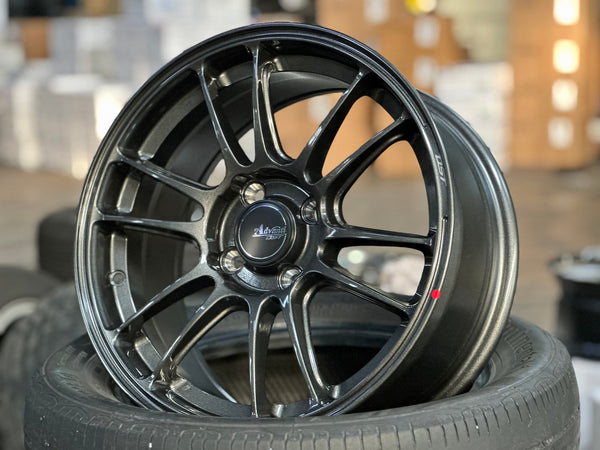New 15X7 ET35 Advanti Ameros Rim (4 wheel) Gloss Gunmetal 4X100