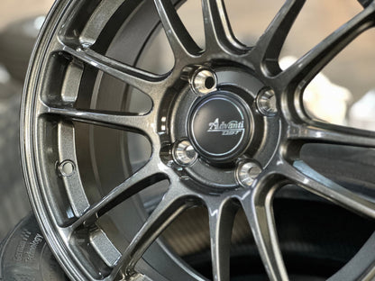 New 15X7 ET35 Advanti Ameros Rim (4 wheel) Gloss Gunmetal 4X100