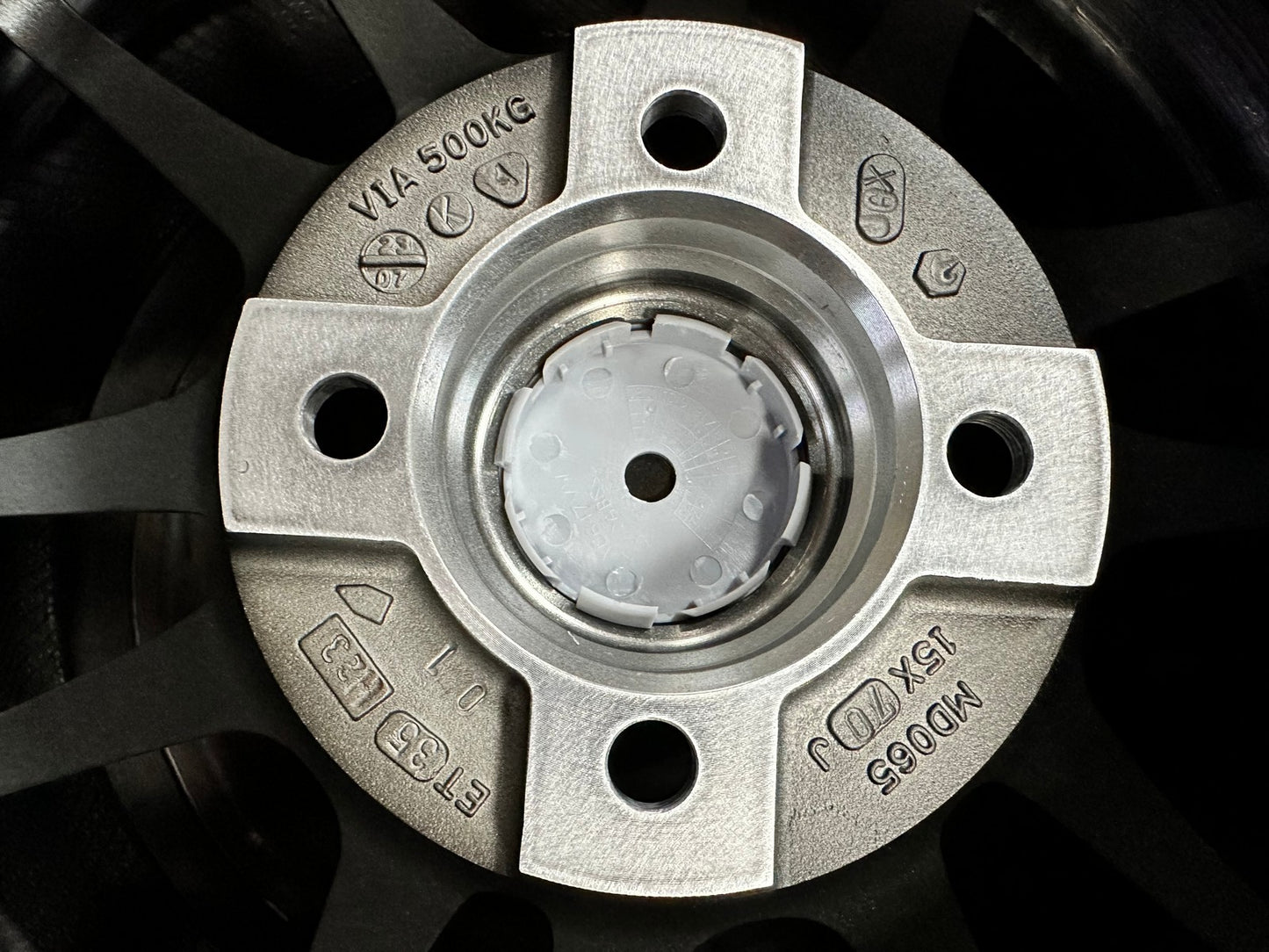 New 15X7 ET35 Advanti Ameros Rim (4 wheel) Gloss Gunmetal 4X100