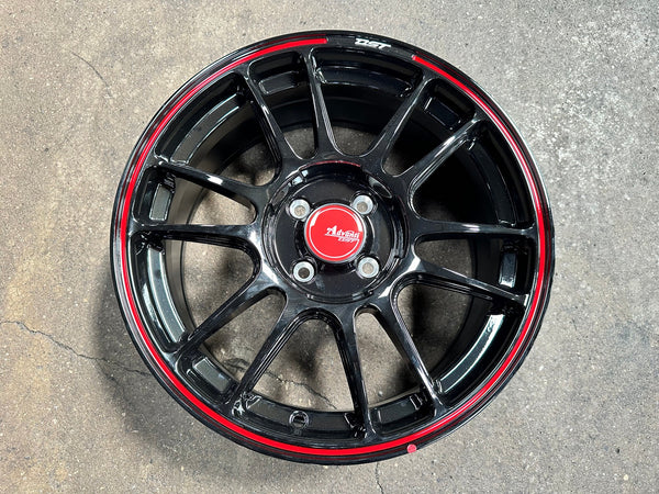 New 16X7 ET40 Advanti Ameros Rim (4 wheel) Gloss Black 4X100