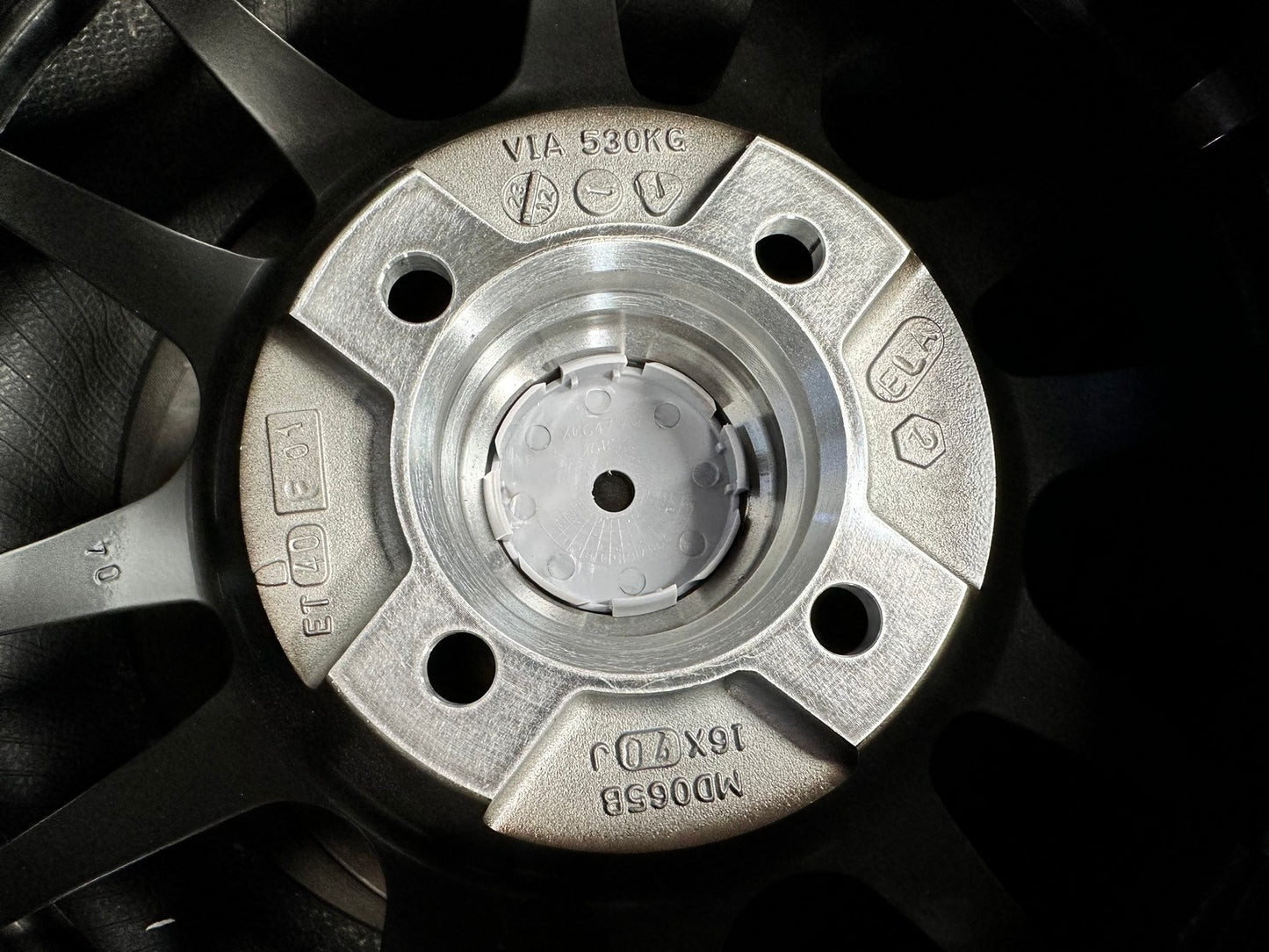 New 16X7 ET40 Advanti Ameros Rim (4 wheel) Gloss Black 4X100