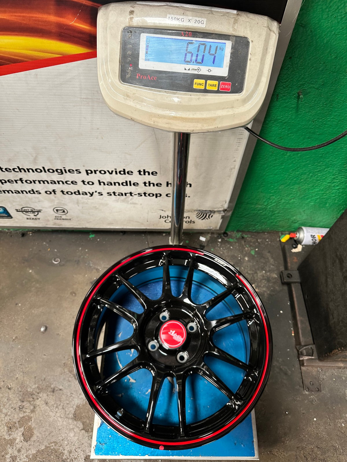 New 16X7 ET40 Advanti Ameros Rim (4 wheel) Gloss Black 4X100