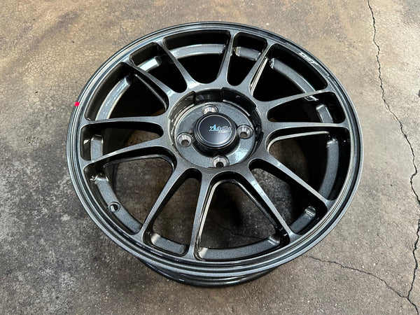 New 16X7 ET40 Advanti Ameros Rim (4 wheel) Gloss Gunmetal 4X100