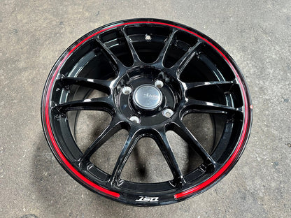 New 16X7 ET40 Advanti Ameros Rim (4 wheel) Gloss Black 4X114.3