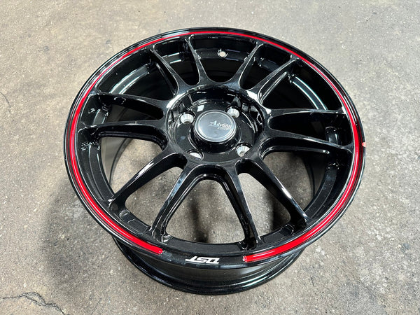 New 16X7 ET40 Advanti Ameros Rim (4 wheel) Gloss Black 4X114.3