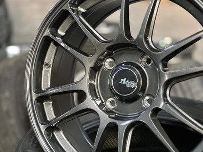 New 16X7 ET40 Advanti Ameros Rim (4 wheel) Gloss Gunmetal 4X114.3