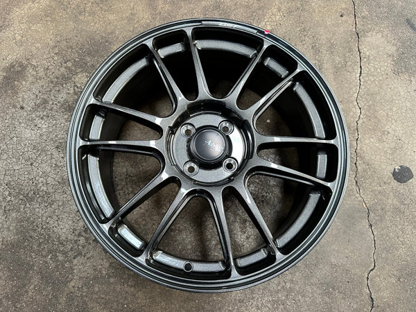 New 17X7 ET40 Advanti Ameros Rim (4 wheel) Gloss Gunmetal 4X100