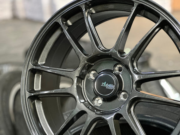 New 17X7 ET40 Advanti Ameros Rim (4 wheel) Gloss Gunmetal 4X100